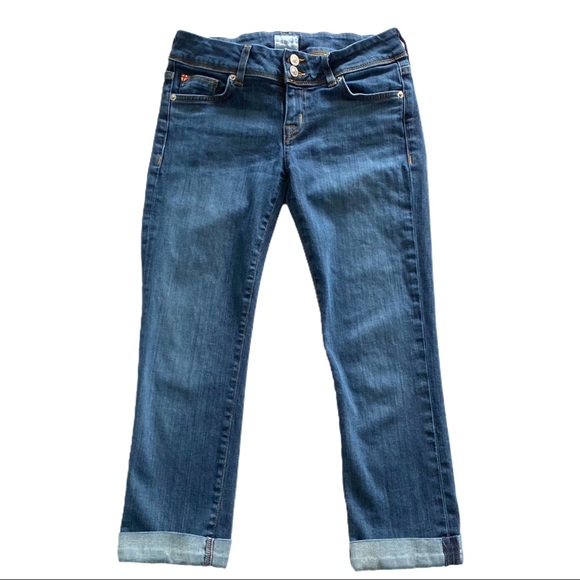 Hudson Ginny Crop Straight Cuff SZ 26 - Picture 3 of 10